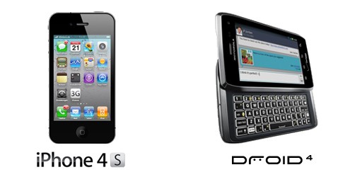 iPhone 4S versus Droid 4