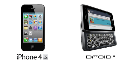 iPhone 4S versus Droid 4