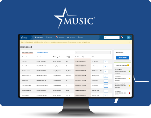 Music Insurance Quoting