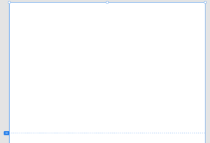 screenshot of viewport height line from Adobe XD