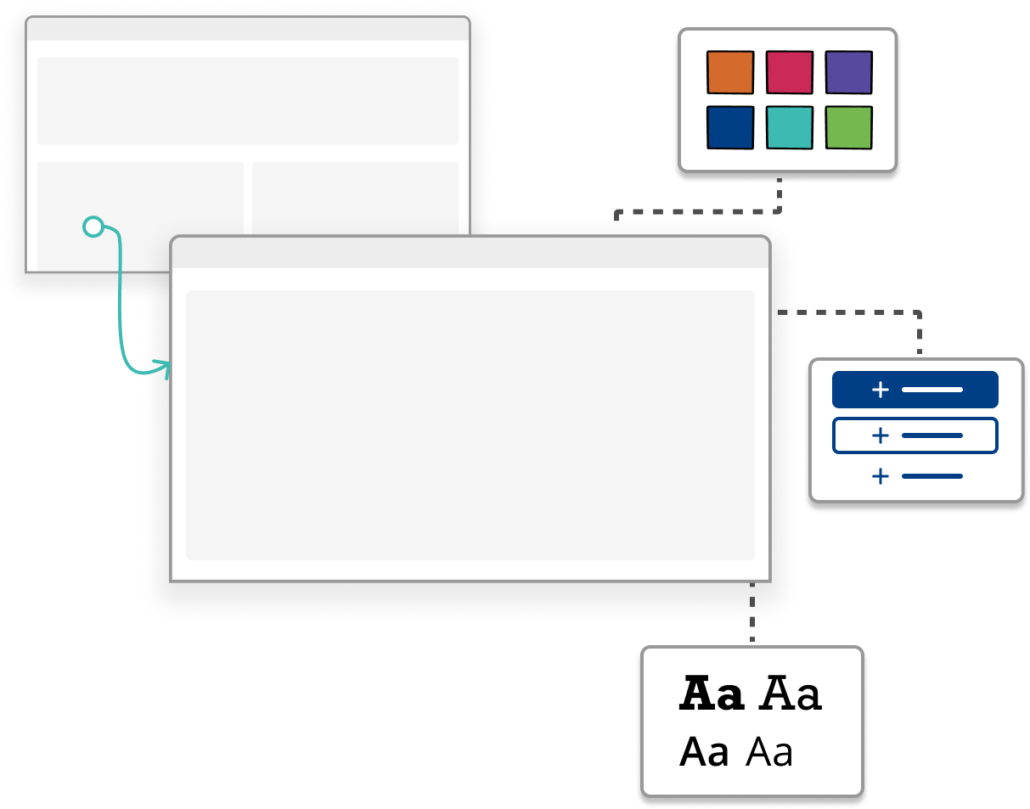 prototyping screens and design systems elements