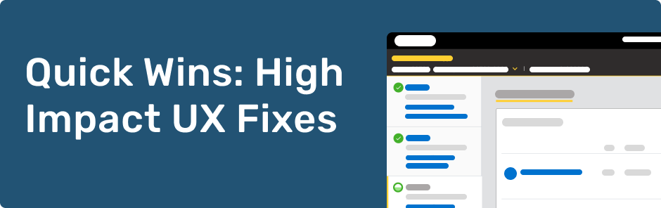 Quick ways to improve your UX