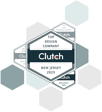 Awarded top design company in New Jersey for 2025 by Clutch.