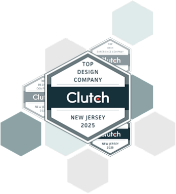 Awarded top design company in New Jersey for 2025 by Clutch.