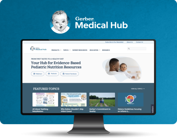 Gerber Medical Hub Website Redesign